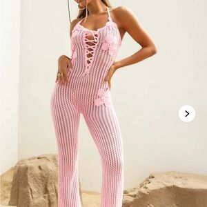 Fashion Nova Kayley Pink Jumpsuit